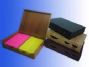 memo pad with wooden box